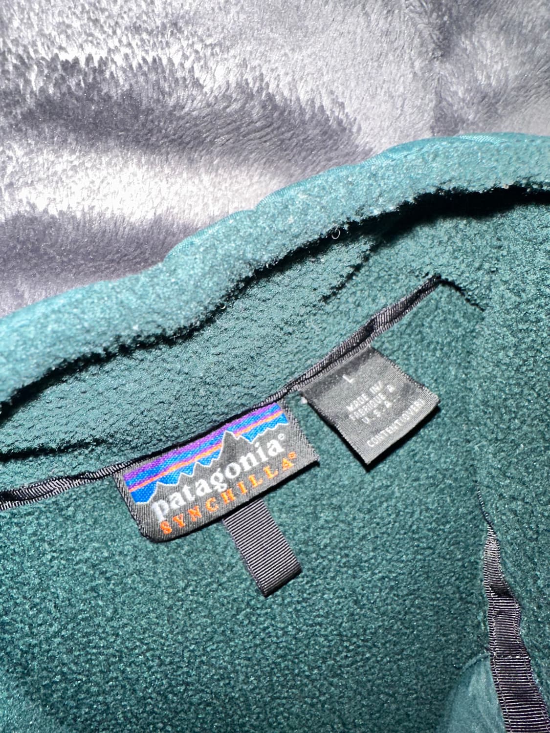 90s usa 파타고니아 후리스 그린 상품이미지3