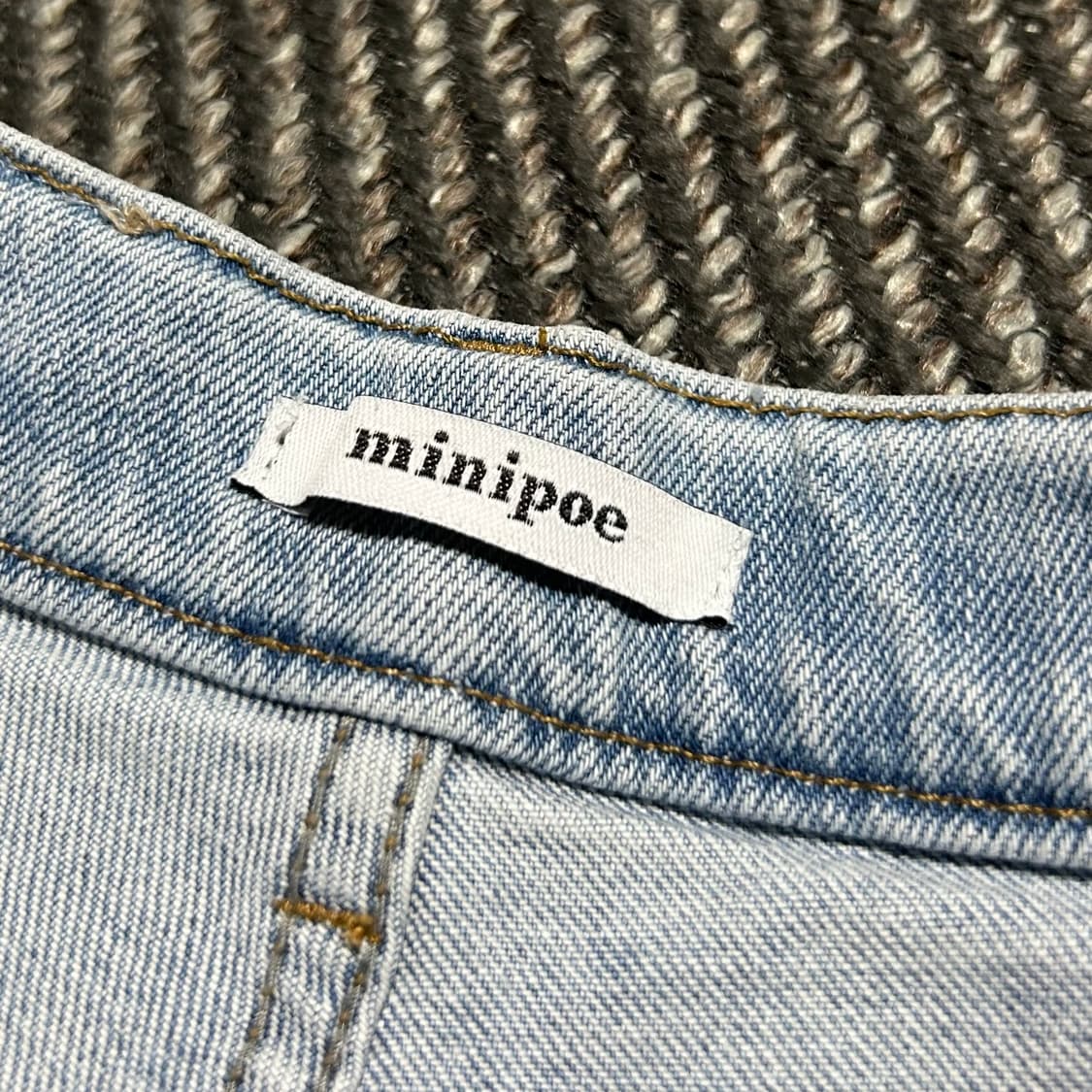 [XS] Minipoe 미니포에 우먼즈 연청 데님팬츠 상품이미지7