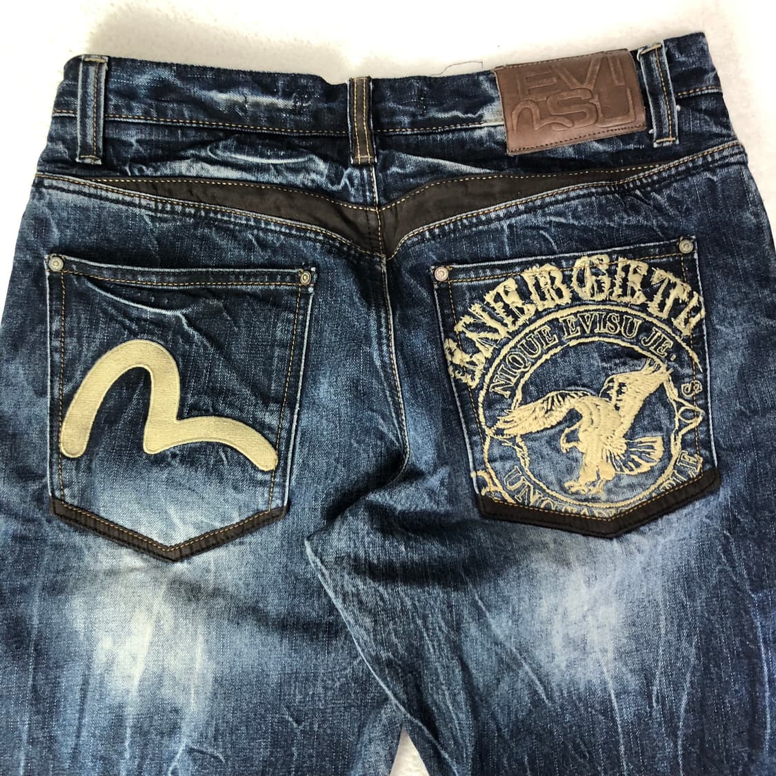 에비수 빈티지워시드 데님팬츠  상품이미지7