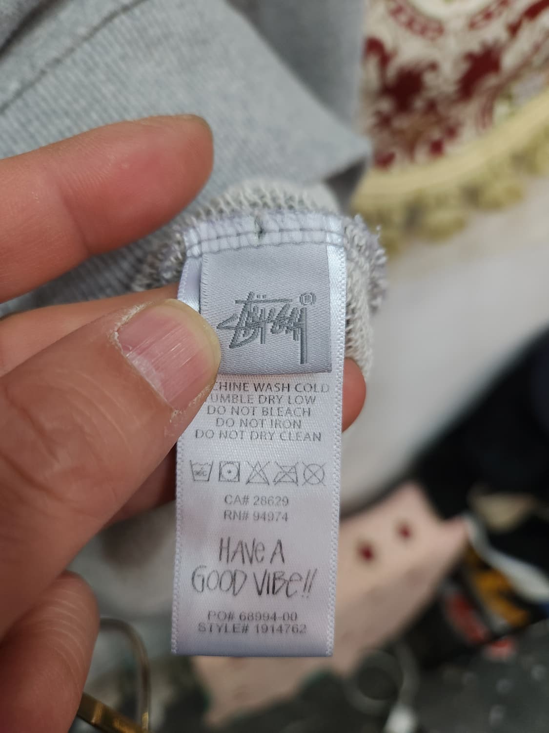 스투시 그레이 스탁 빅로고 맨투맨

 상품이미지6