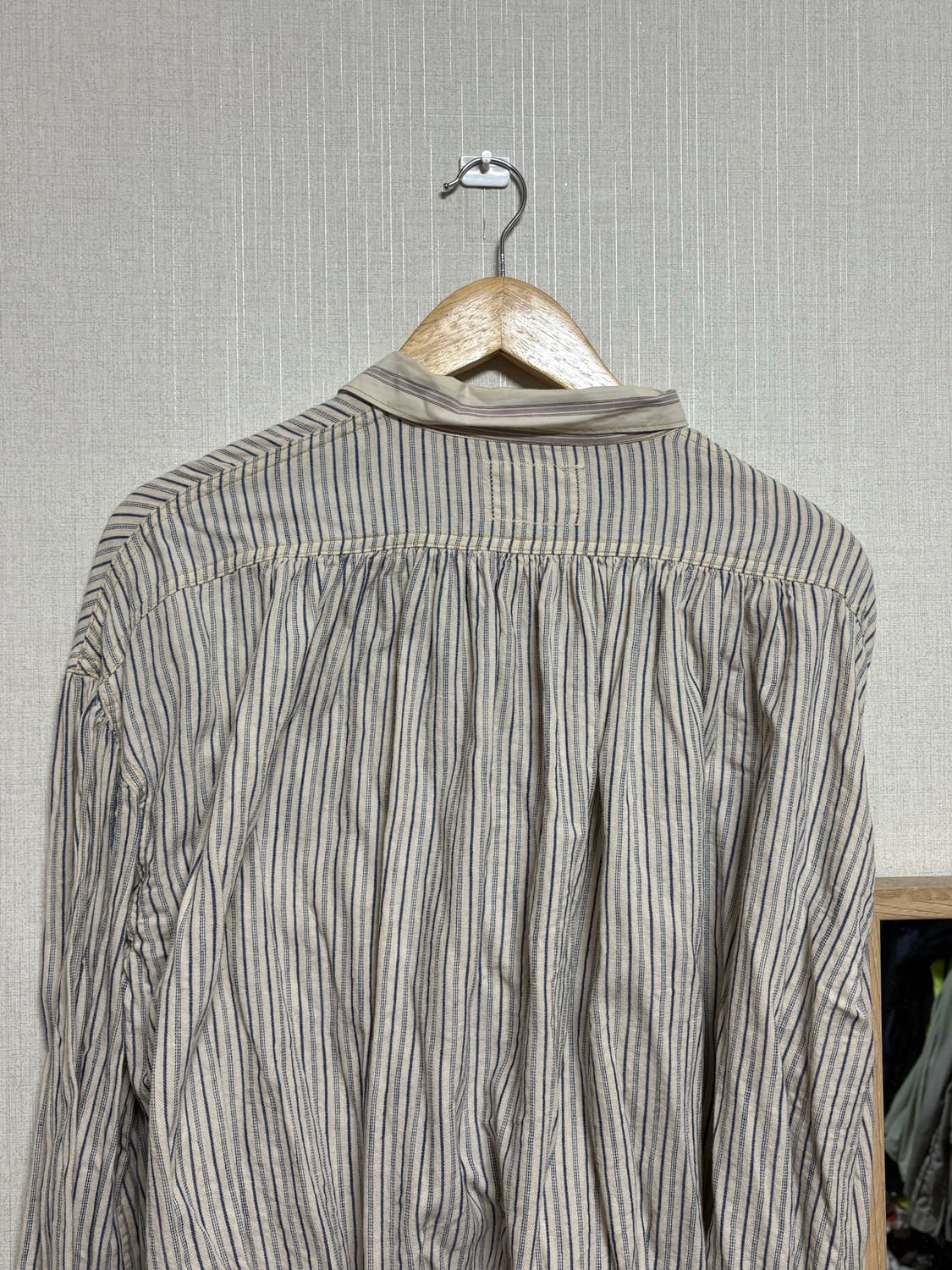 [Kapital] 캐피탈 트윌 스트라이프 집시 블라우스 셔츠 [FREE] 상품이미지4