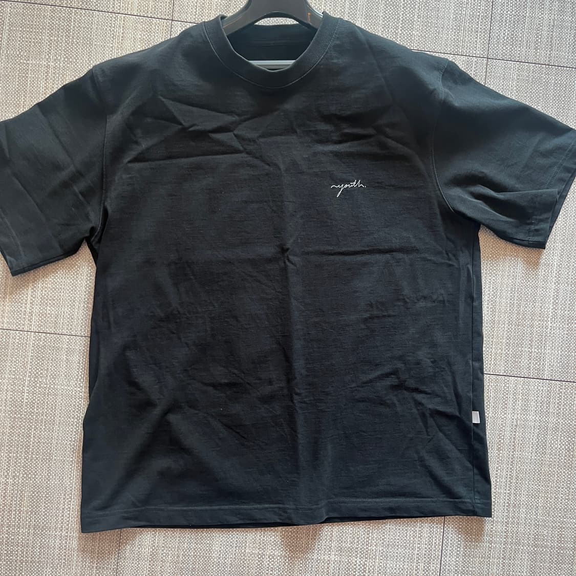 유스 hs 로고 티셔츠 반팔 L 상품이미지4