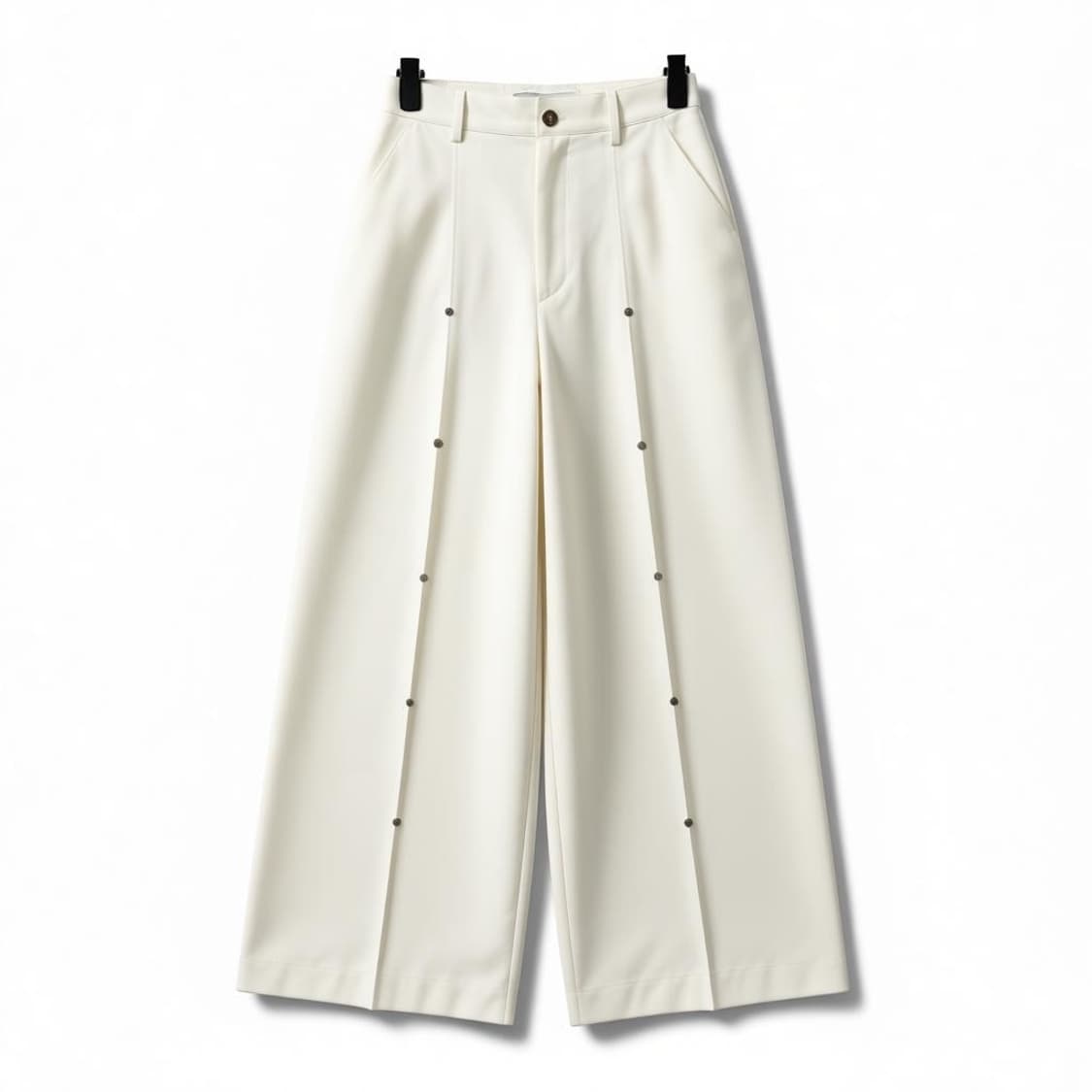TREEMINGBIRD Rivet Slit Trouser [White] 상품이미지1
