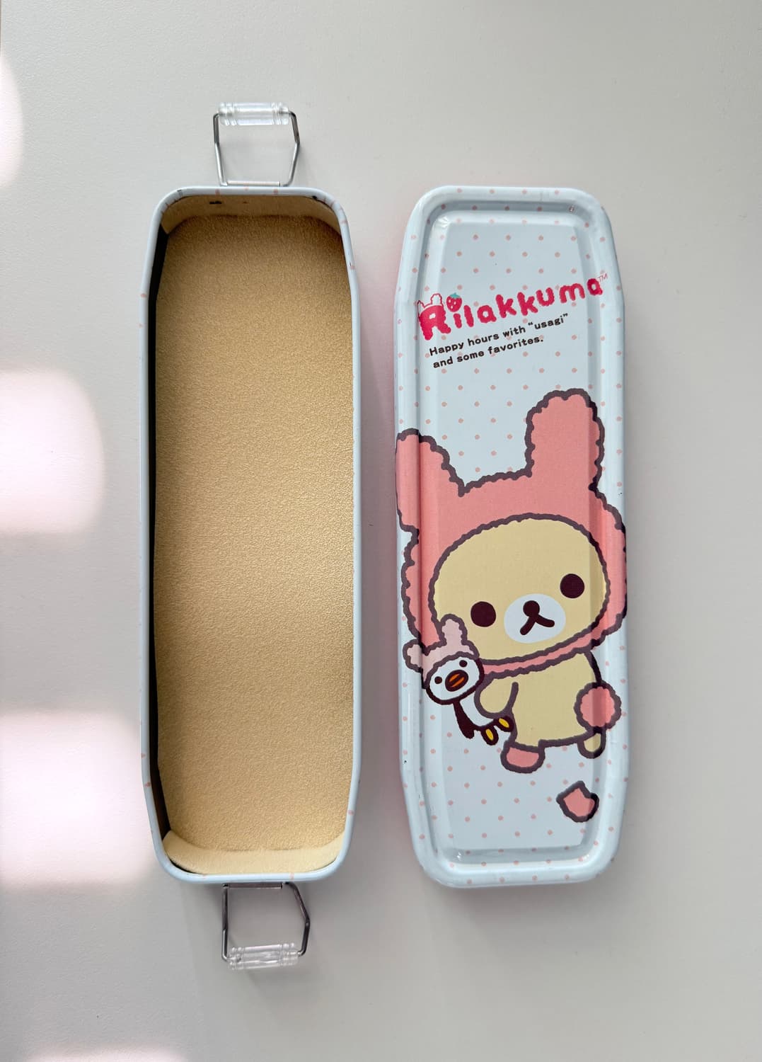 산엑스 고전 리락쿠마 3단 틴케이스 필통 상품이미지4