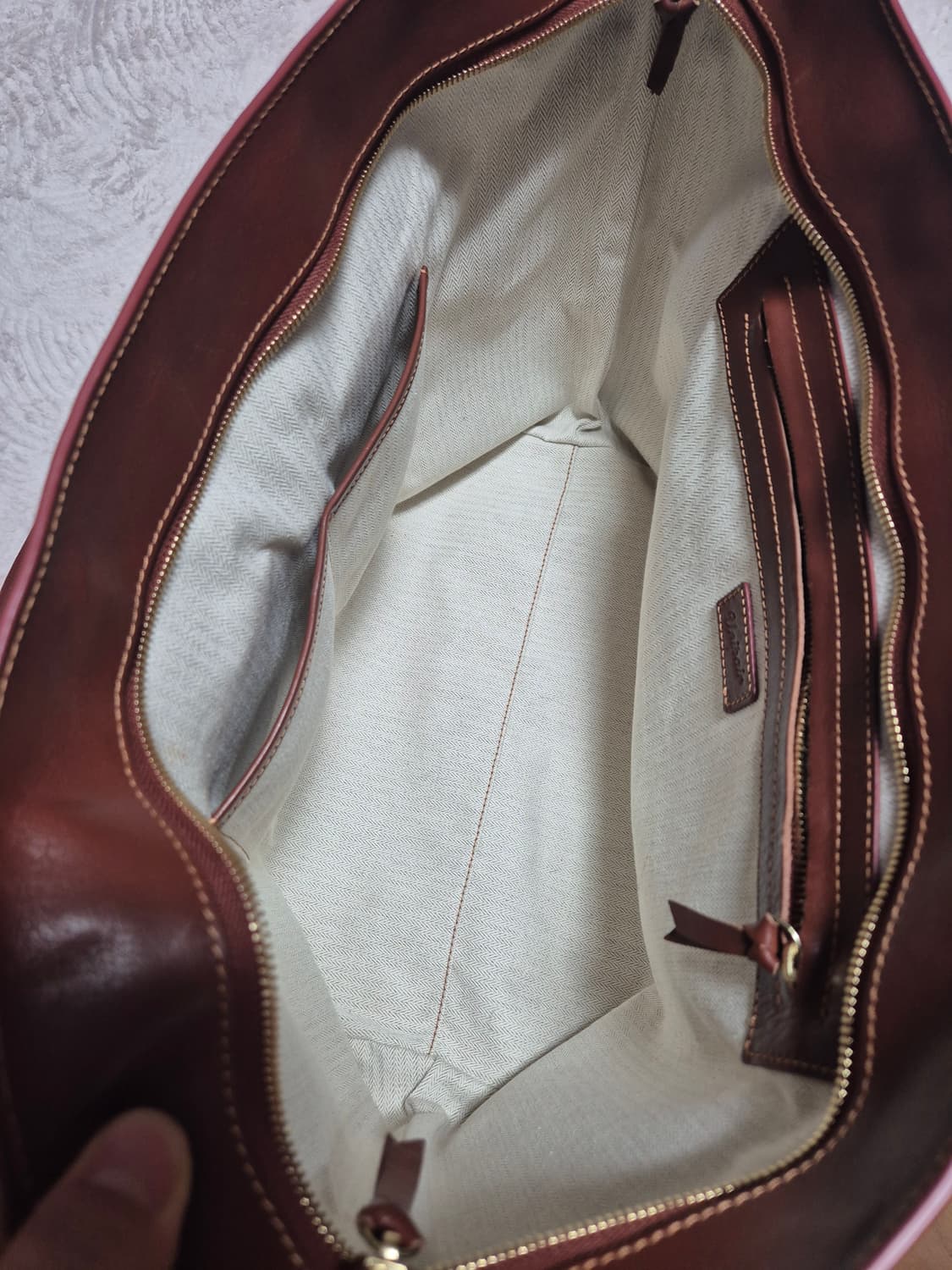 유니페어 토트백 탄 컬러 상품이미지4