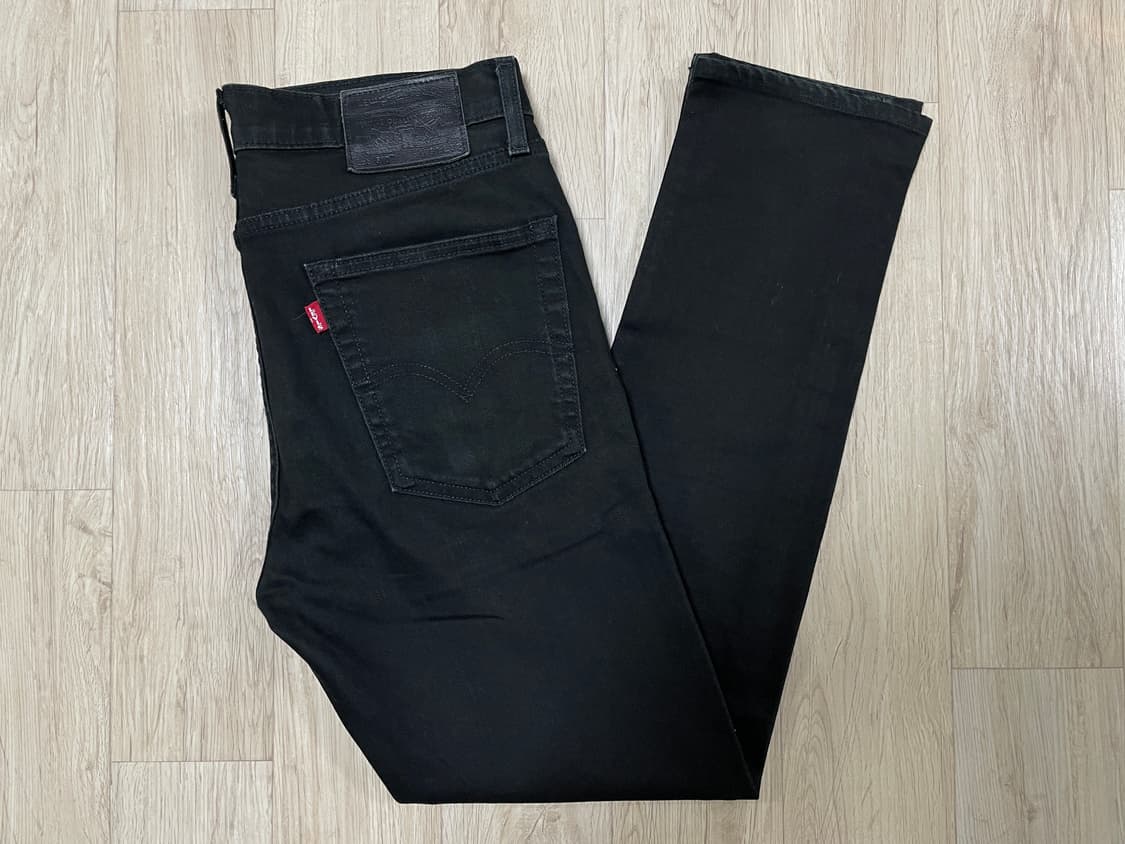 30~31) 리바이스 매장판 빅E 프리미엄 510 슬림핏 블랙진 데님팬츠 상품이미지1