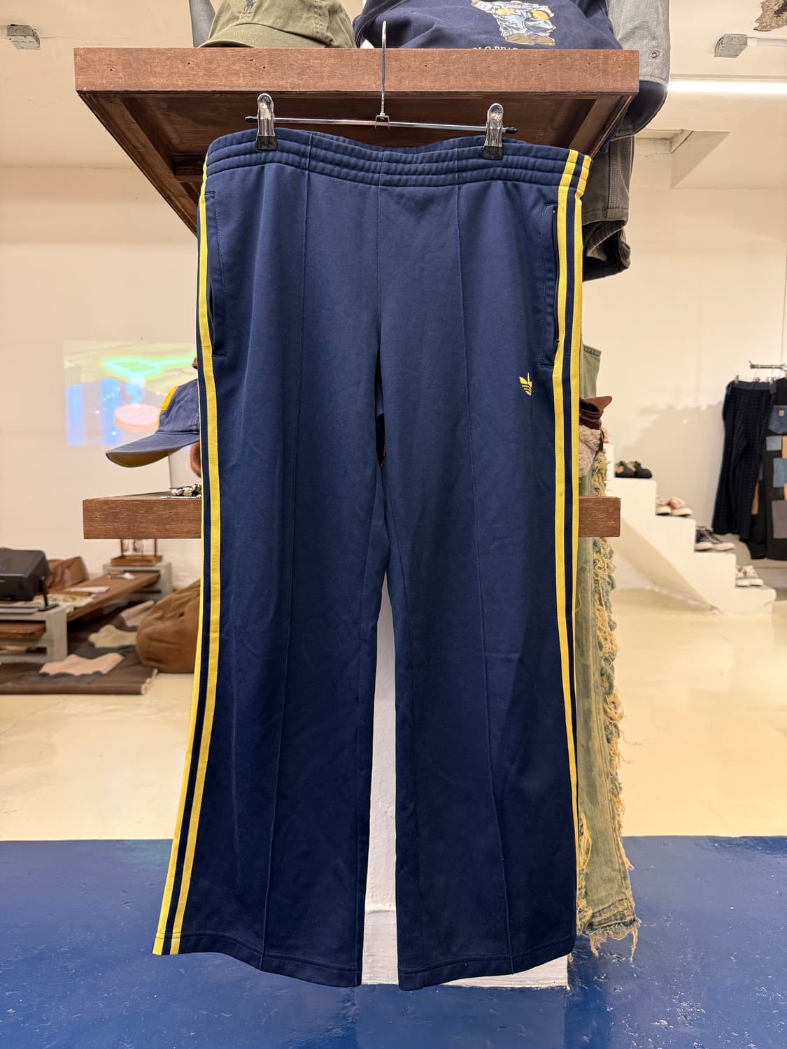 Adidas 아디다스 옐로우 베켄바우어 트랙팬츠 상품이미지4