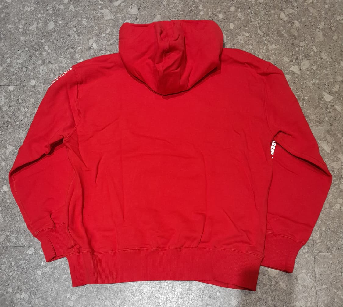 💥(새상품) 널디 후드 레드 (S) 
 상품이미지2