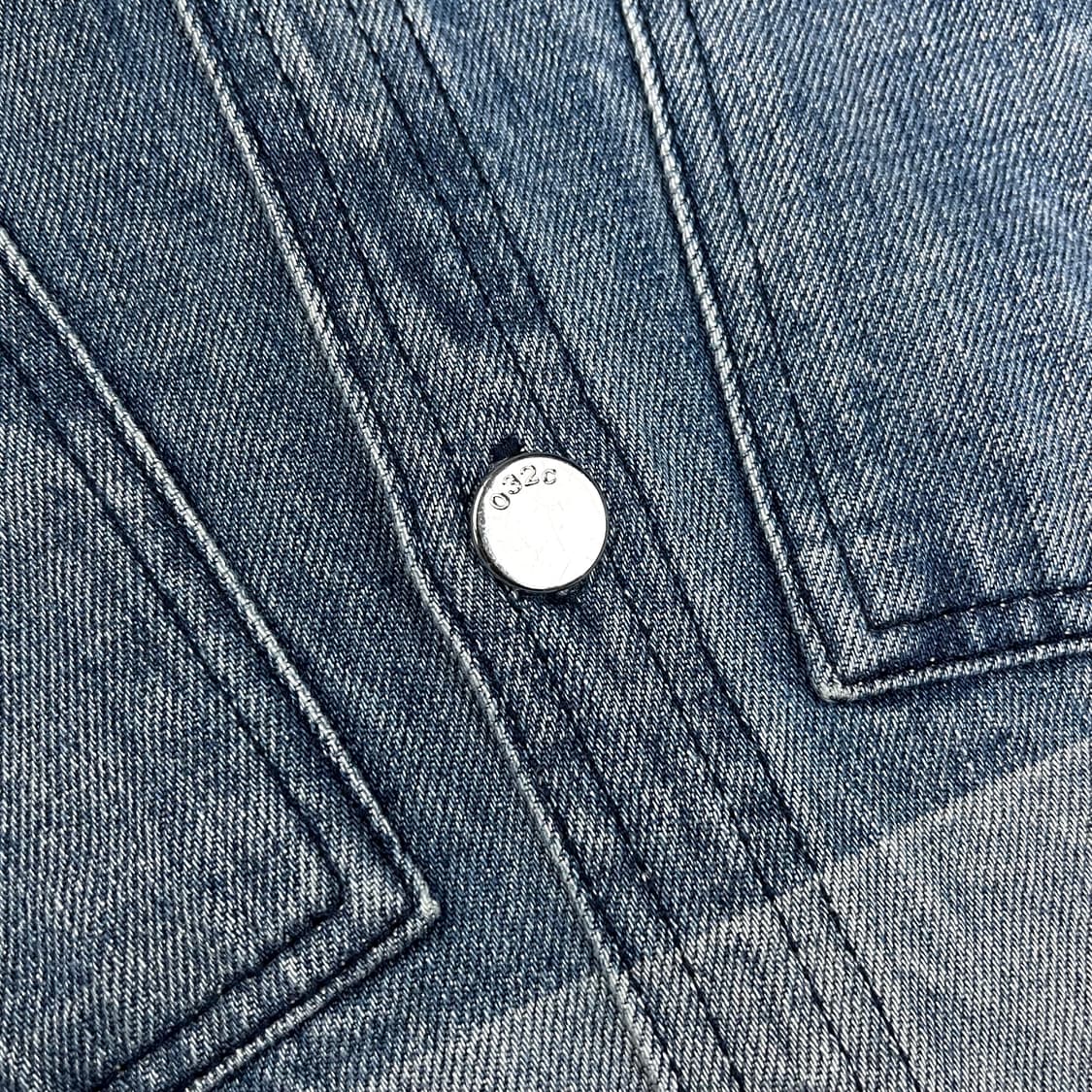 denim jumbo check shirt jacket 상품이미지3