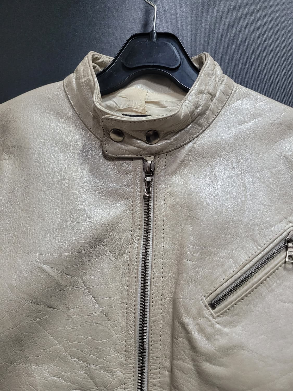 A.P.C. 아페쎄 프랑스 빈티지 리얼레더 가죽자켓  상품이미지2