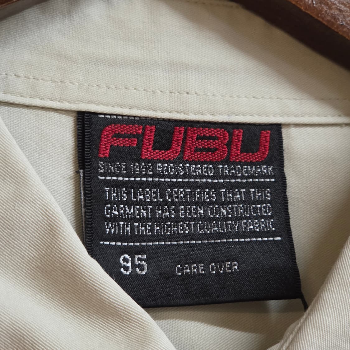 후부 베이지 올드스쿨 반팔 셔츠 상품이미지8