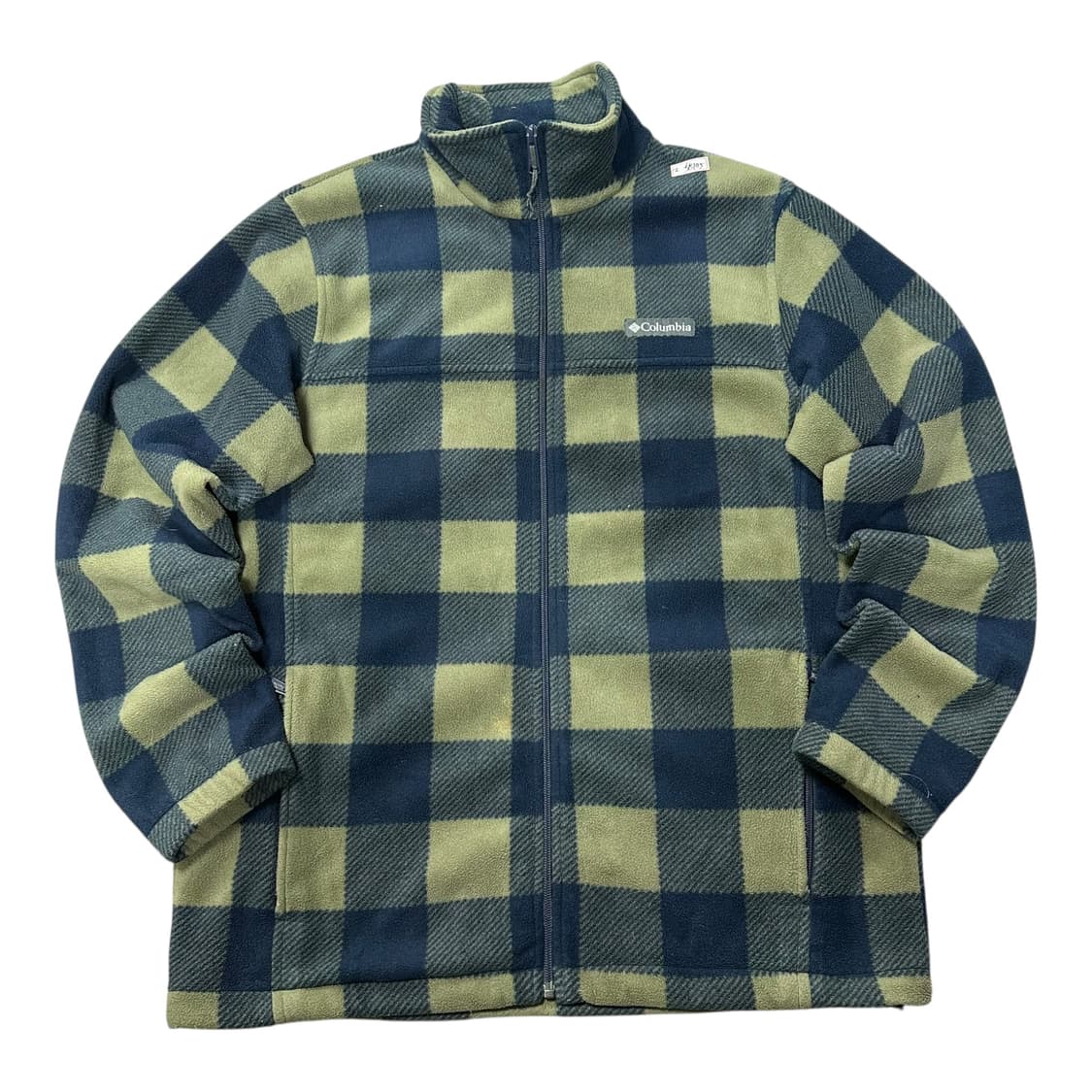 ✨ (바배) 컬럼비아 체크 패턴 플리스 후리스 집업  상품이미지1