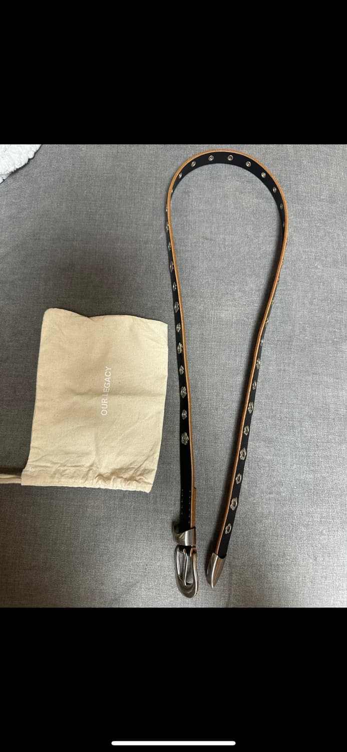 Our Legacy 아워레가시 플라워 스터드 벨트 (90) 상품이미지4