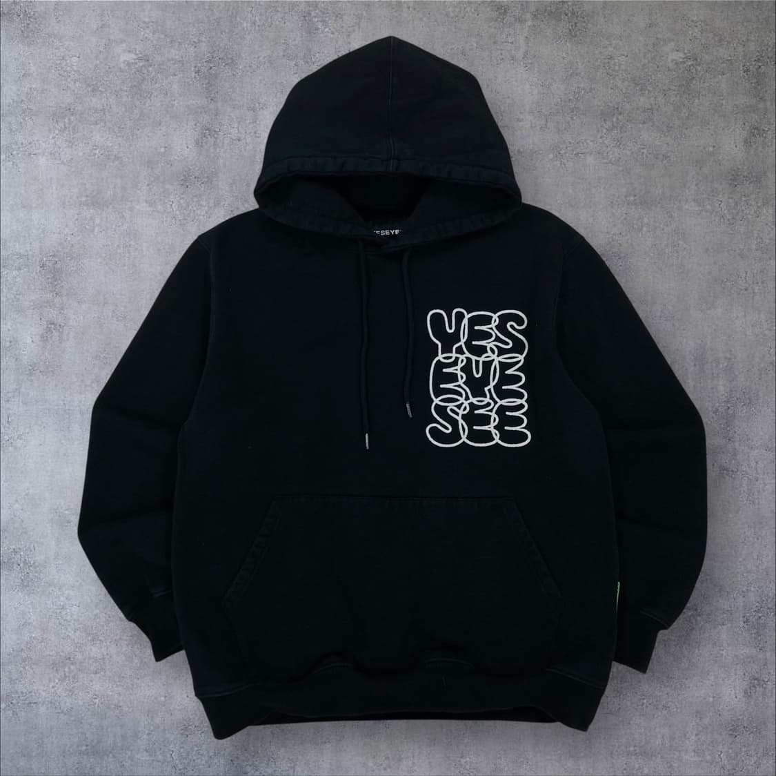 예스아이씨 스펠아웃 빅로고 후드티 상품이미지2