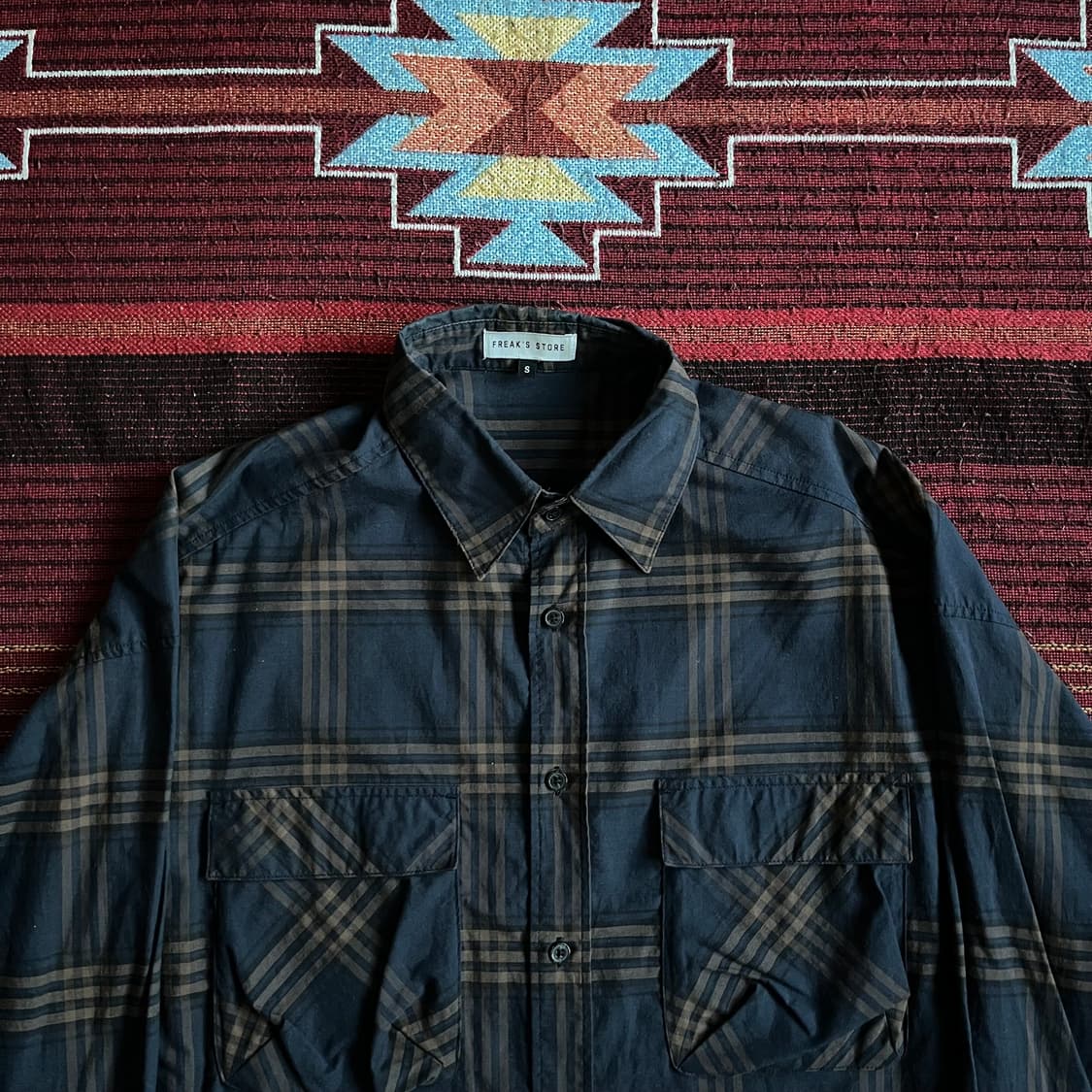 프릭스스토어 포켓 체크 셔츠 FREAK'S STORE 상품이미지3