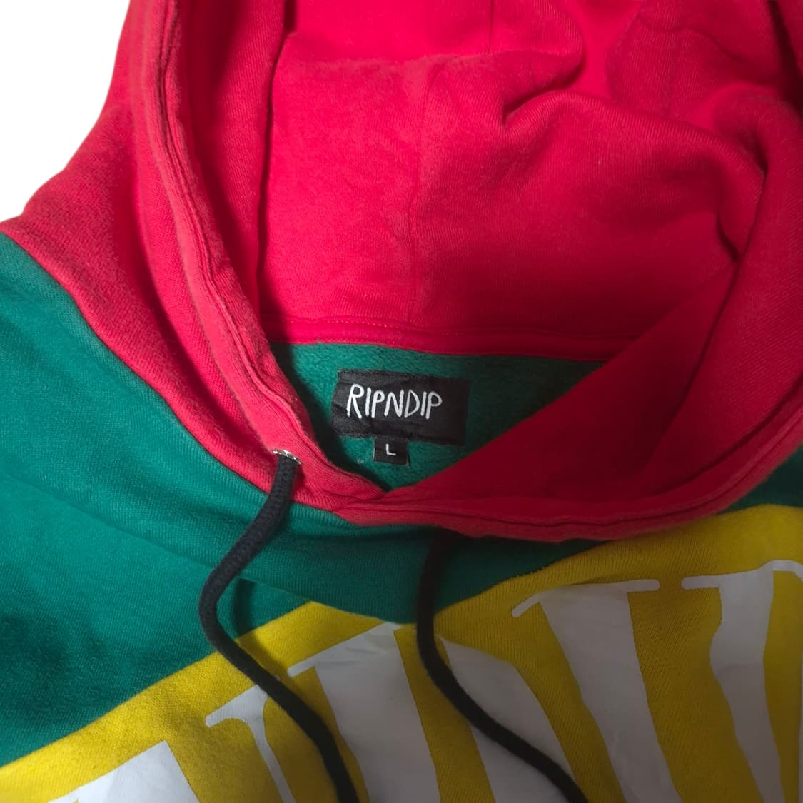 립앤딥 레터링 다색 후드티 상품이미지4