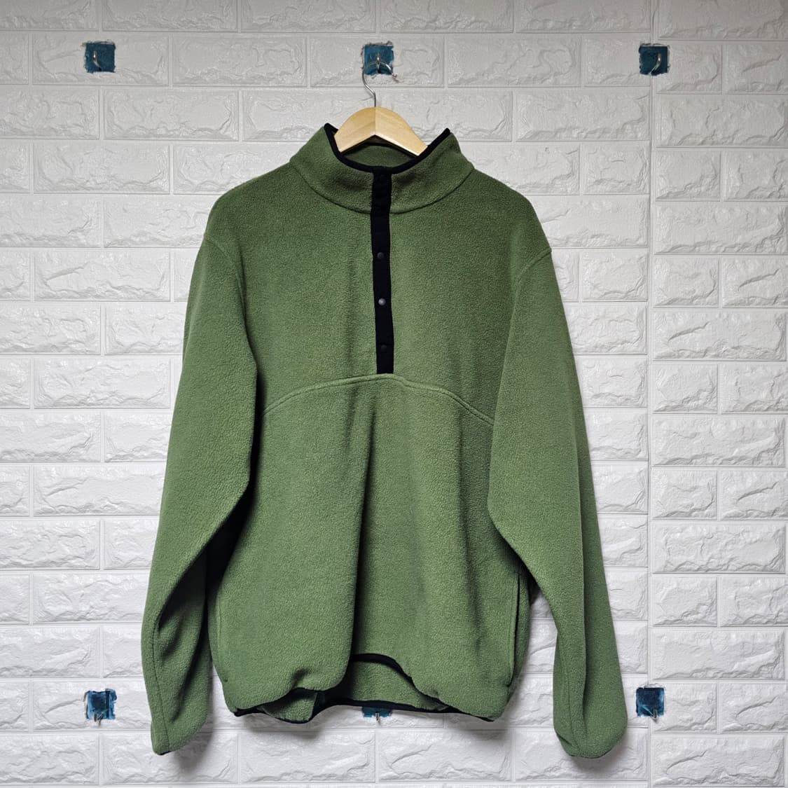 [XL] 엘엘빈 플리스 풀오버 그린 상품이미지1