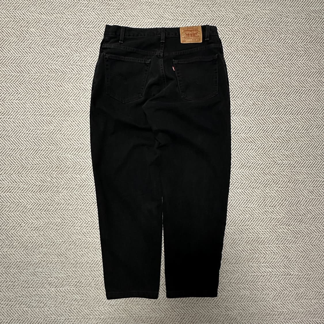 LEVI'S 560 00' usa loose fit black jeans 상품이미지2
