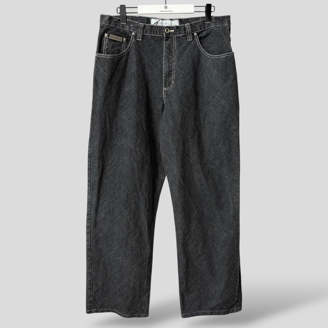 (36)칼카니 블랙 데님 팬츠 상품이미지1