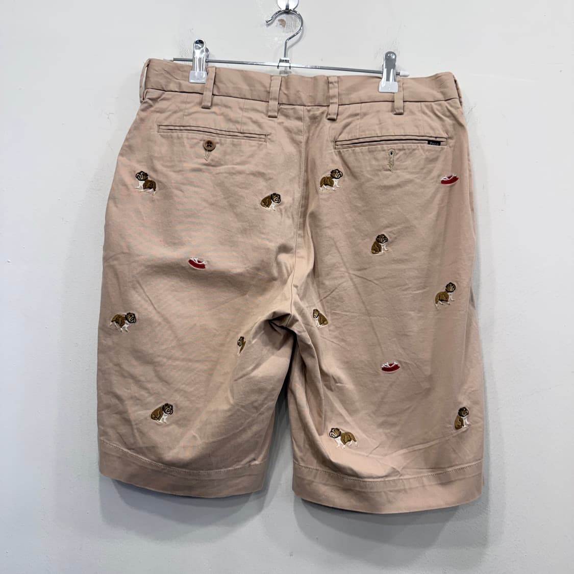 폴로 불독자수 클래식 반바지 상품이미지2