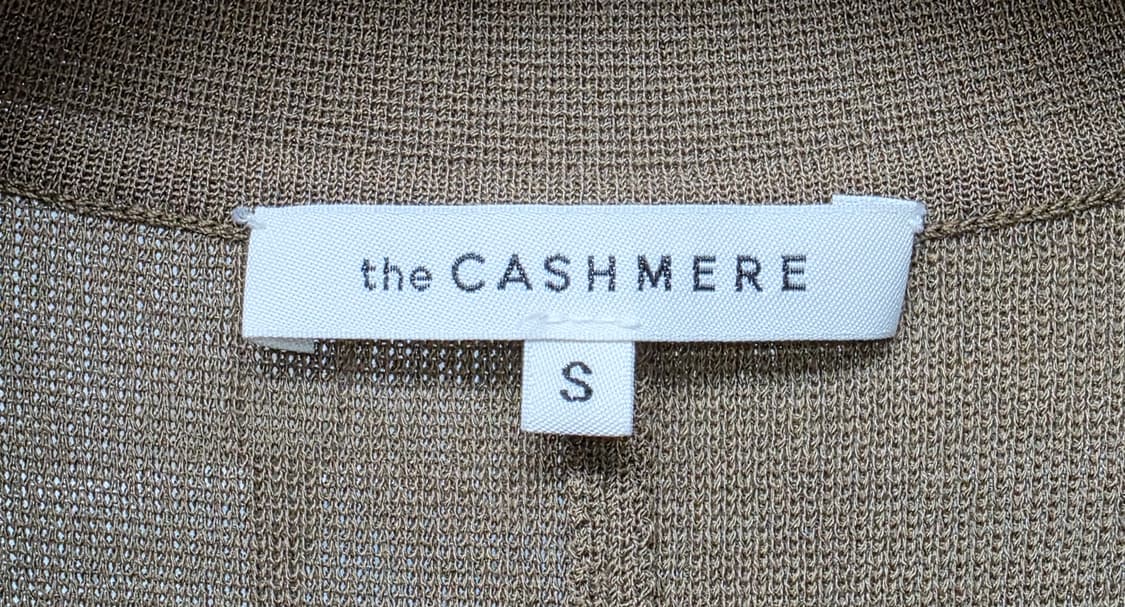 더캐시미어 24SS 니트 반팔 롱원피스 S 실크혼방 여름원피스 WM67 상품이미지2