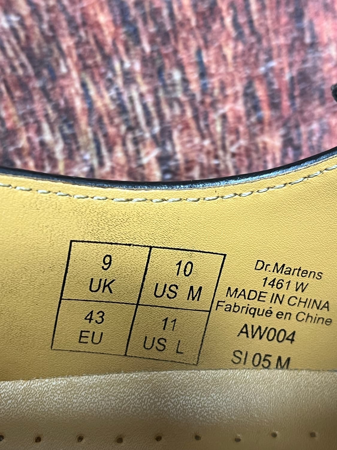 [280] 닥터마틴 1461 W 스무스 3홀 로퍼 블랙 상품이미지6