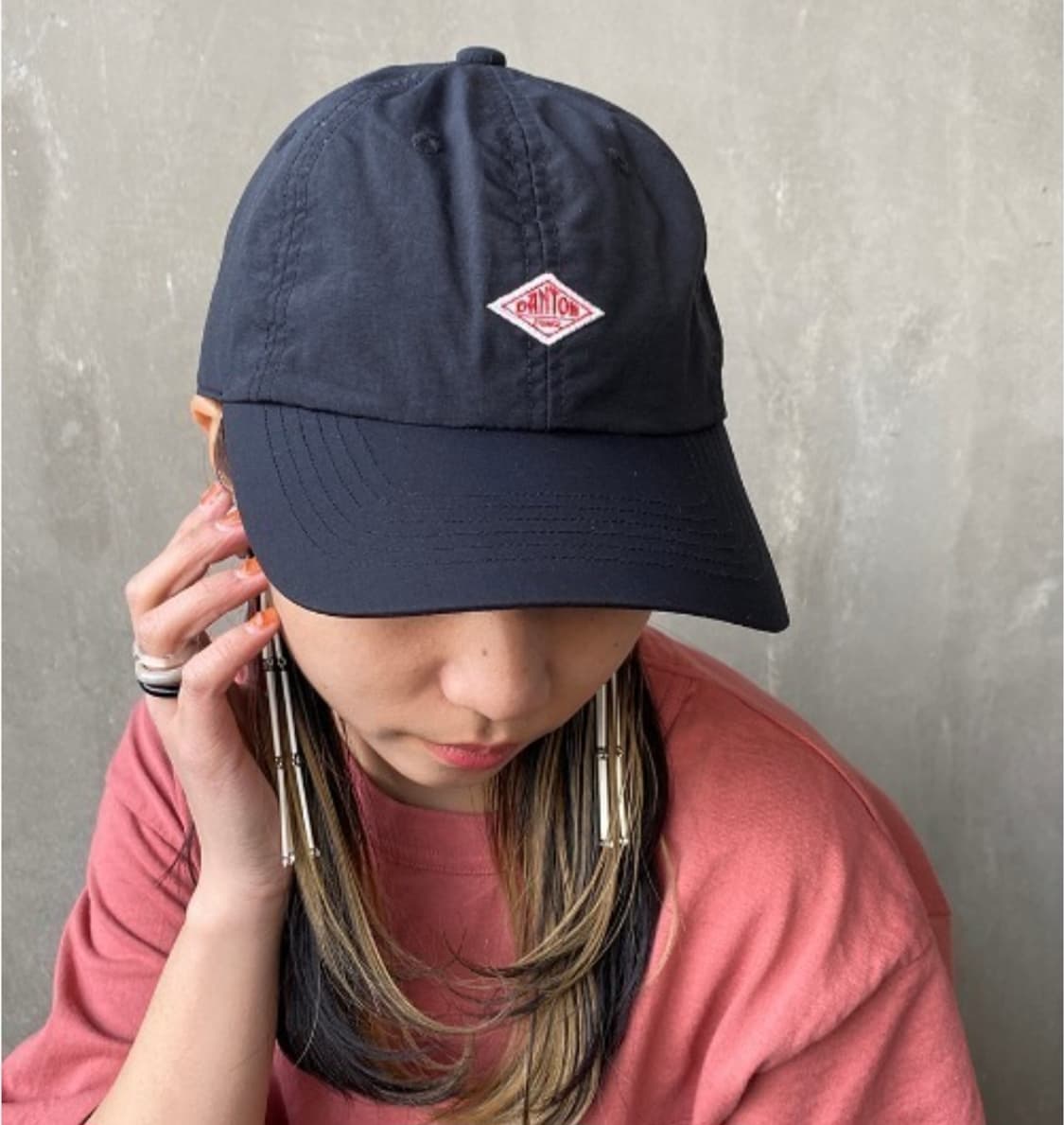 단톤 나일론 볼캡 블랙 상품이미지2