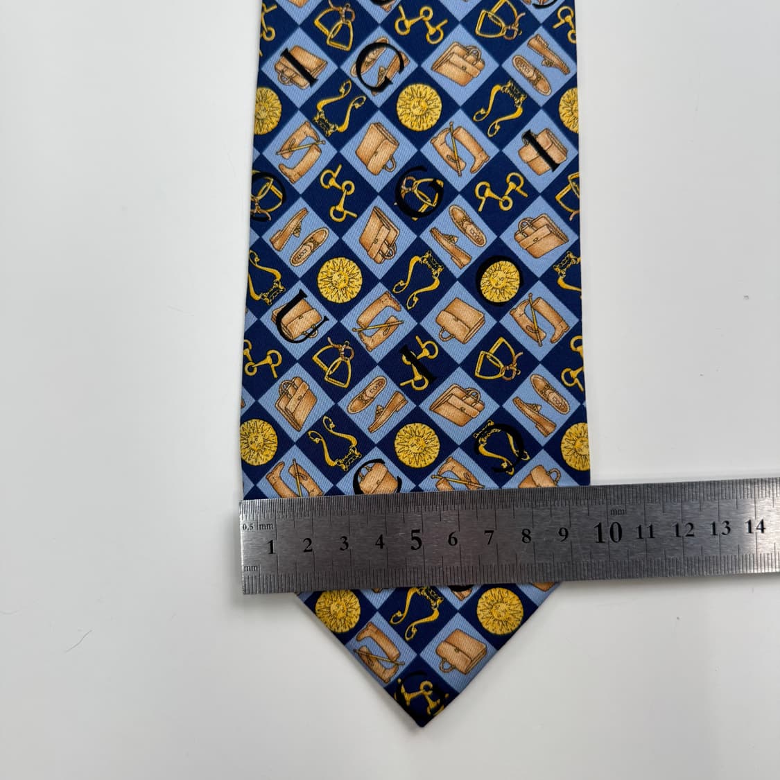 구찌(GUCCI) 영문 모노그램 명품 정품 넥타이 상품이미지8
