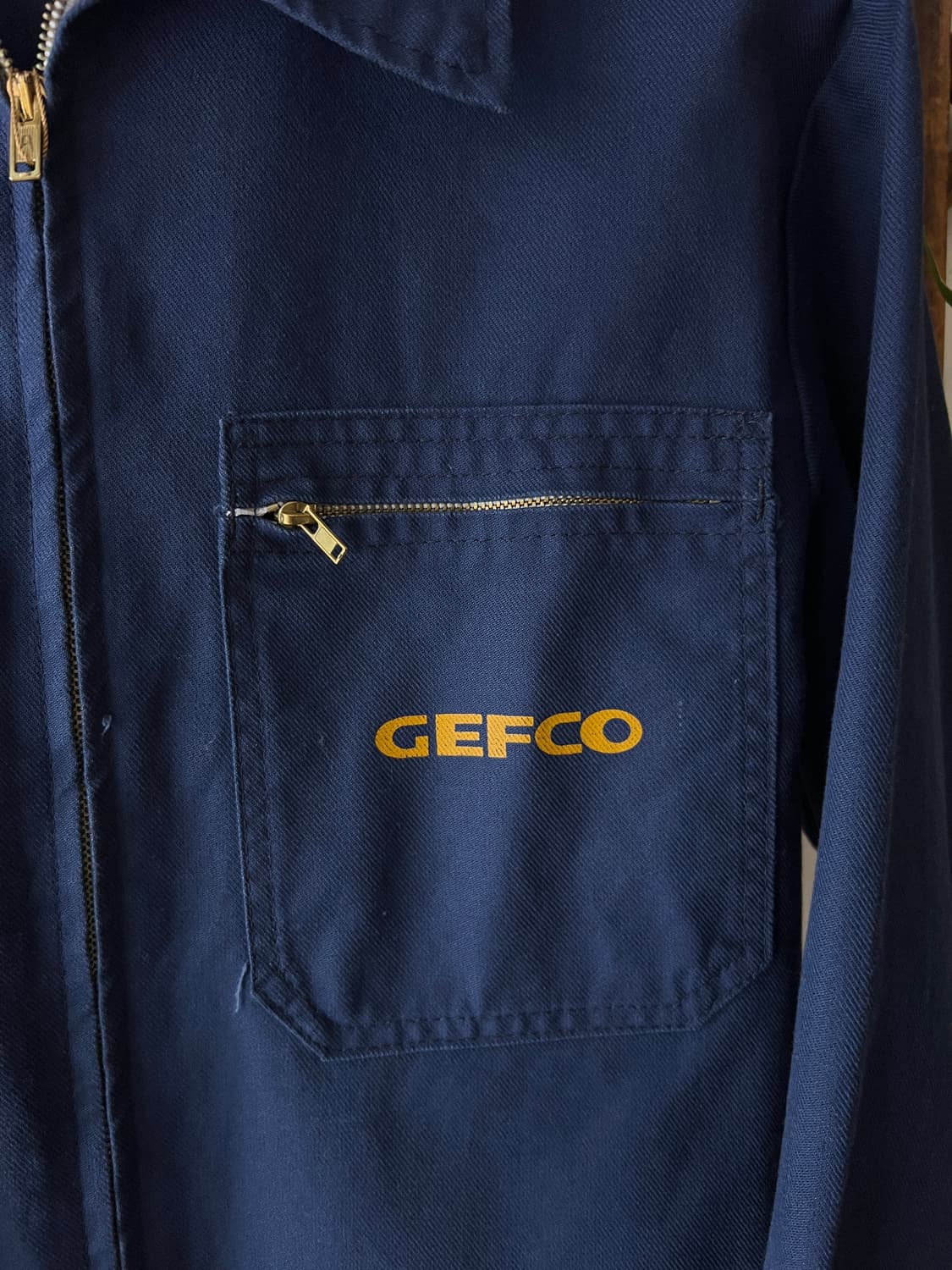 [M]90's 빈티지 2포켓 프렌치 워크 메카닉 자켓 상품이미지3