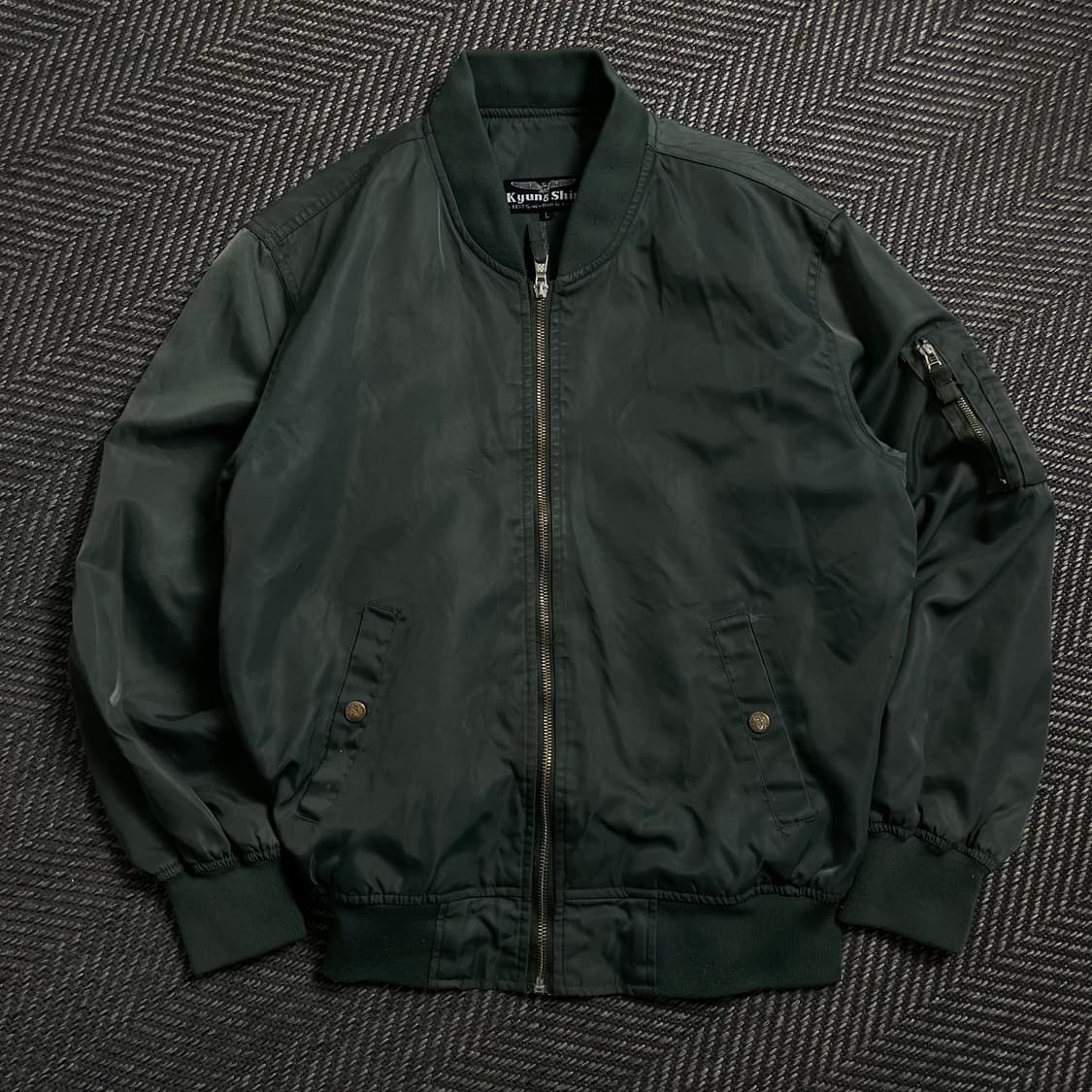 Kyung Shin MA-1 항공 점퍼 카키y 4552 상품이미지2