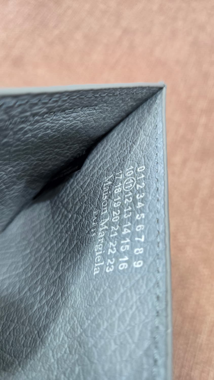 메종 마르지엘라 스티치 카드 홀더 블루 상품이미지3