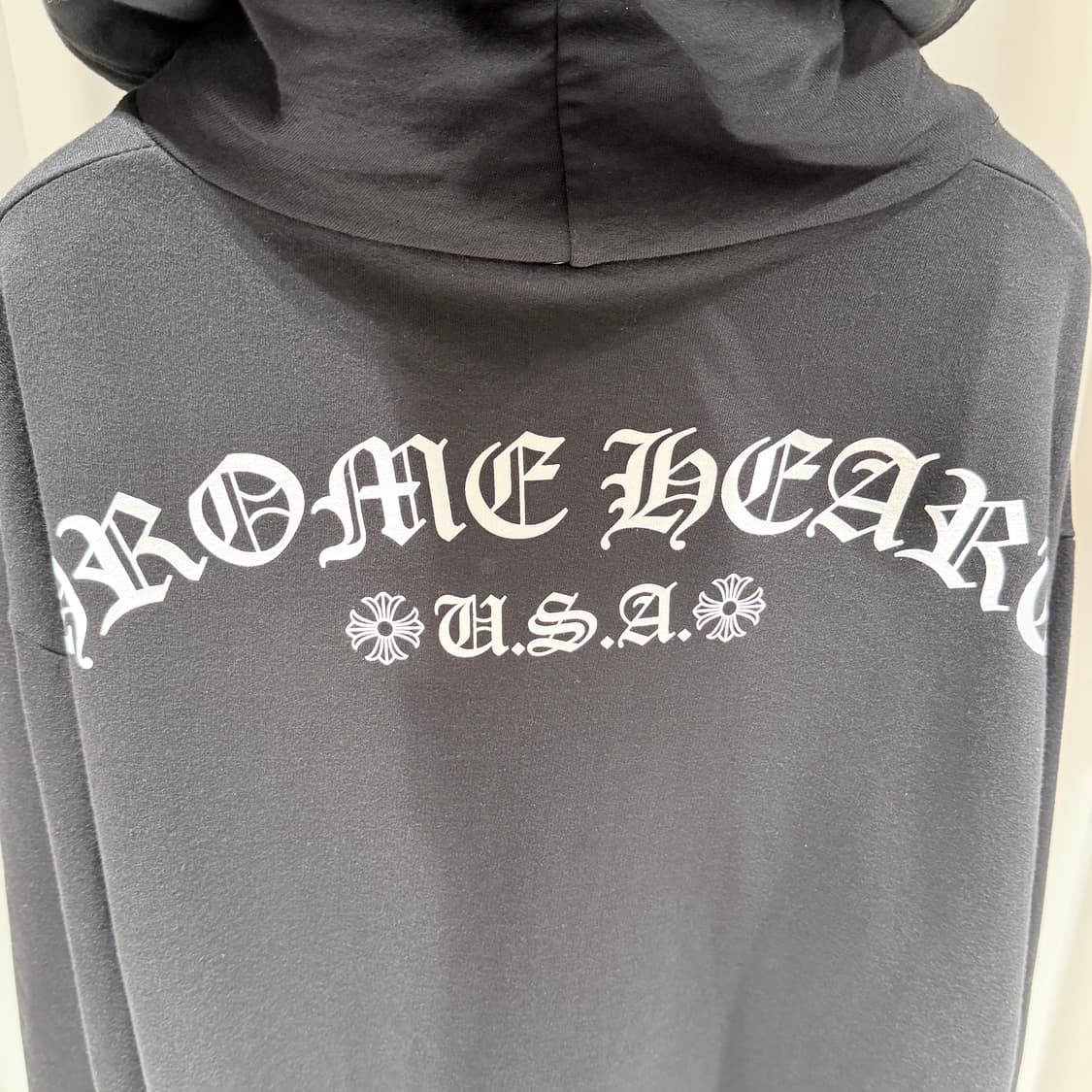 XXL / 크롬하츠 USA T바 블랙 후드집업 상품이미지3