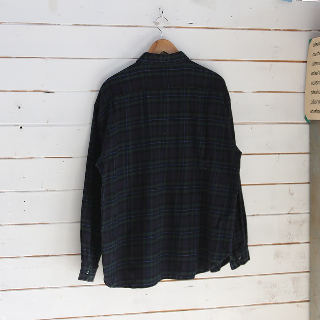 (착용컷) RAGEBLUE 체크 셔츠 (남성용 103) 상품이미지3