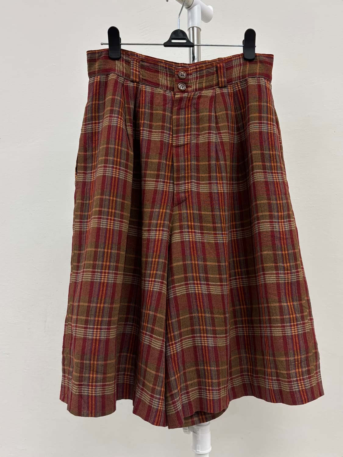 빈티지 브릭 체크 하프 팬츠 상품이미지4