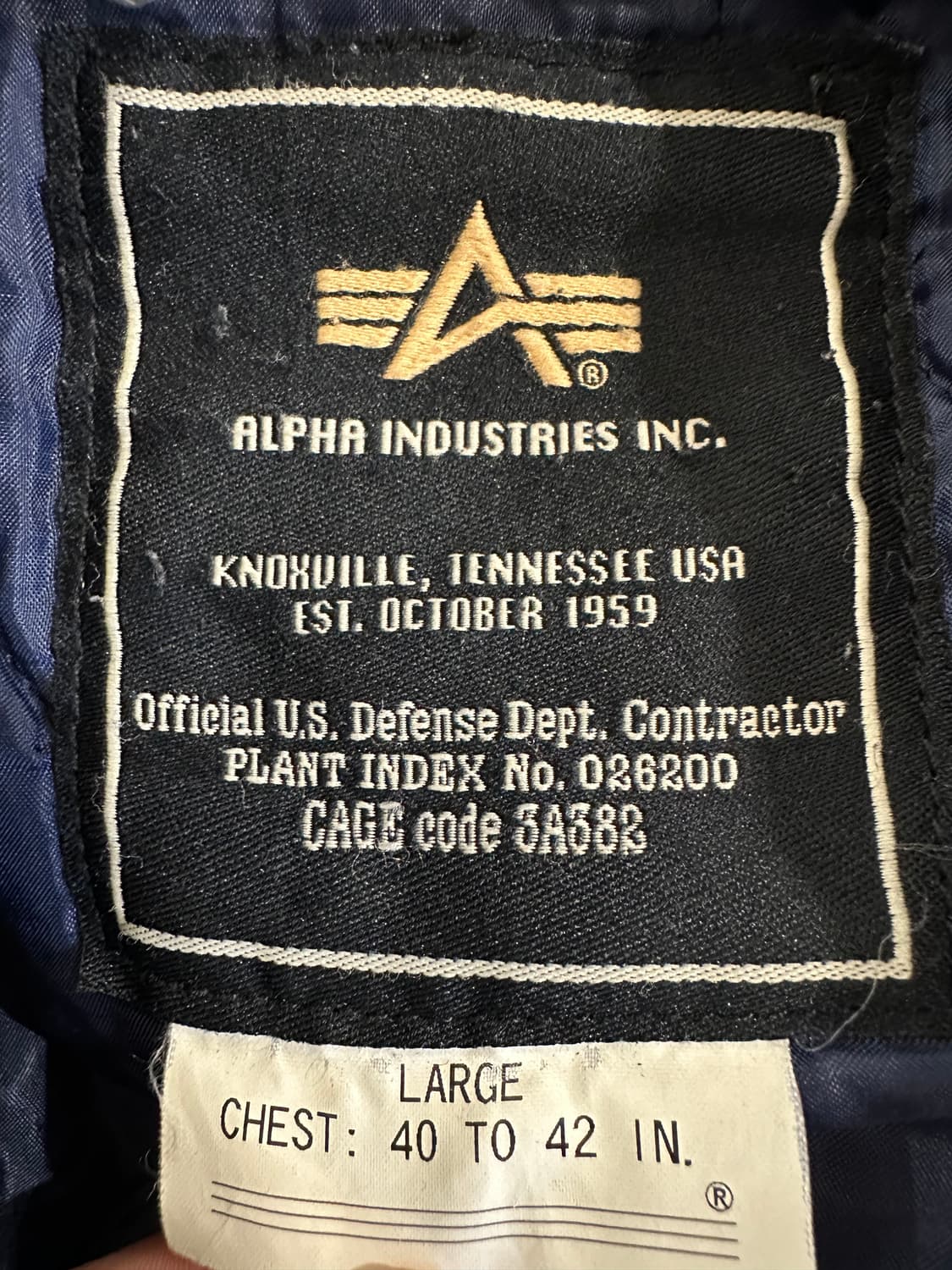 알파인더스트리 클래식 MA-1 플라이트 자켓 상품이미지4