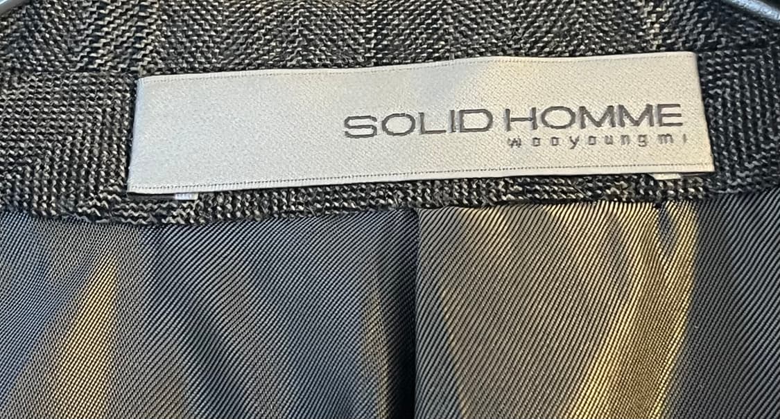 솔리드옴므 그레이 스트라이프 블레이저 (48) 상품이미지3