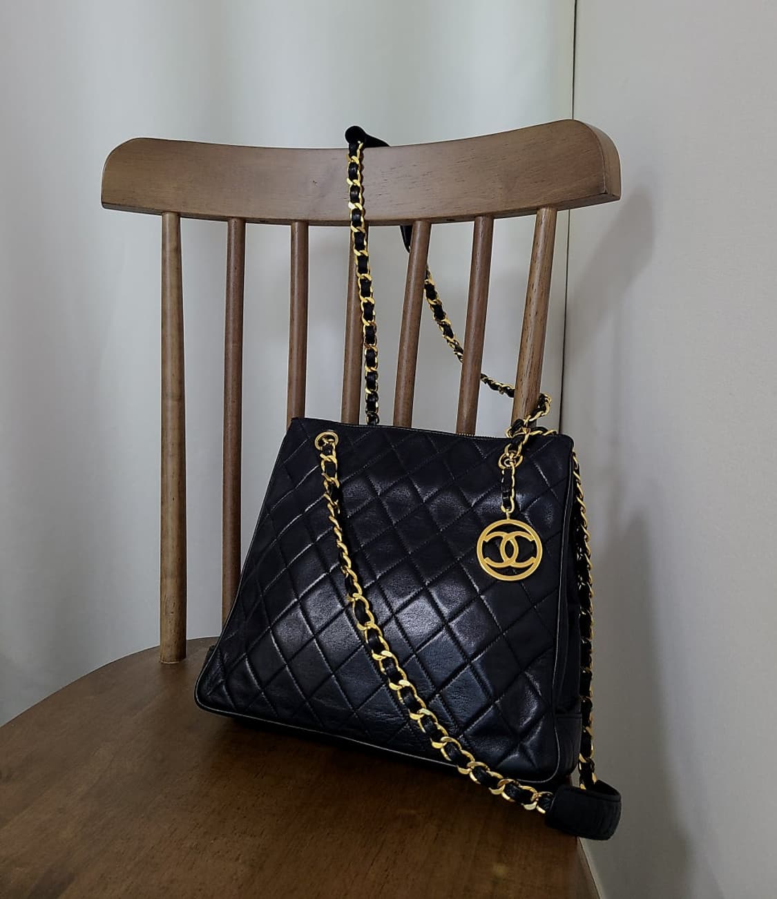 샤넬(CHANEL) 빈티지 체인 마트라쎄 퀄팅 숄더백 상품이미지1