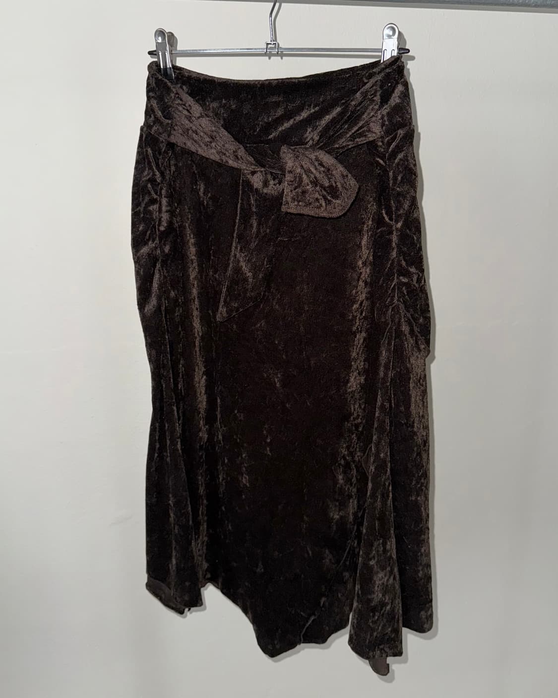 빈티지 벨벳 스커트 상품이미지4