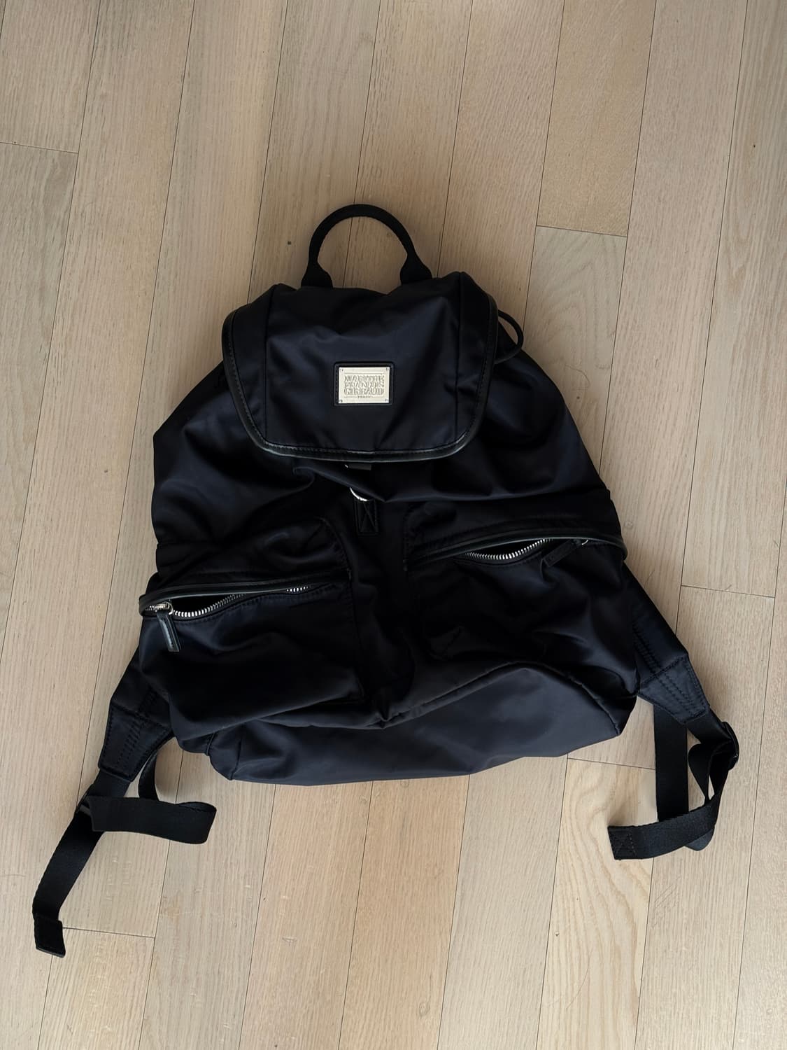 마리떼 / 클래식 로고 빅 백팩 / 블랙 상품이미지6