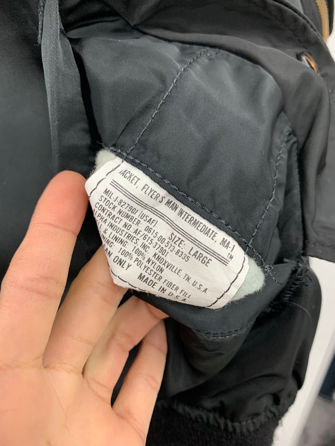 알파인더스트리 ma-1 상품이미지7