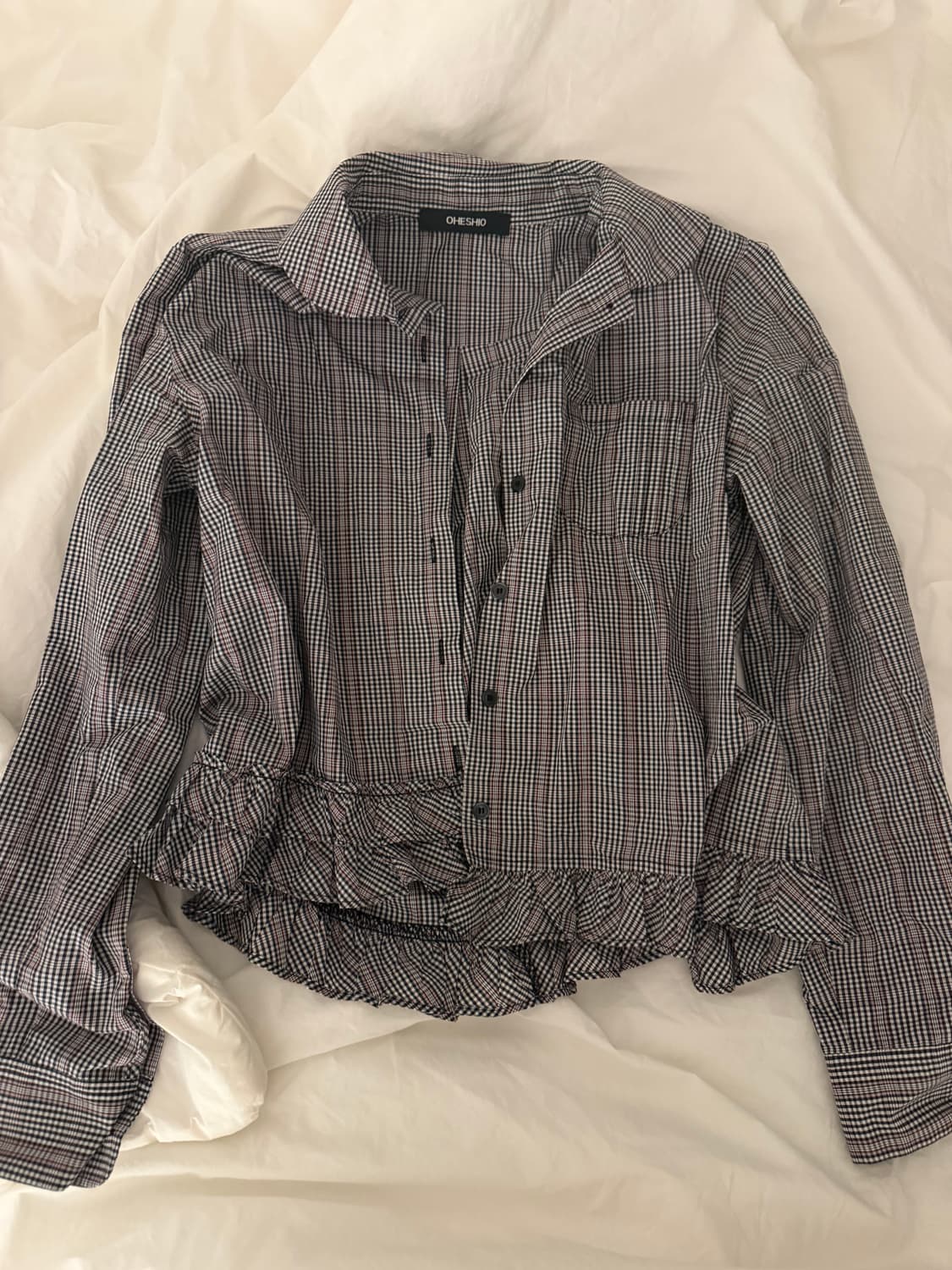 오헤시오 체크난방 상품이미지1