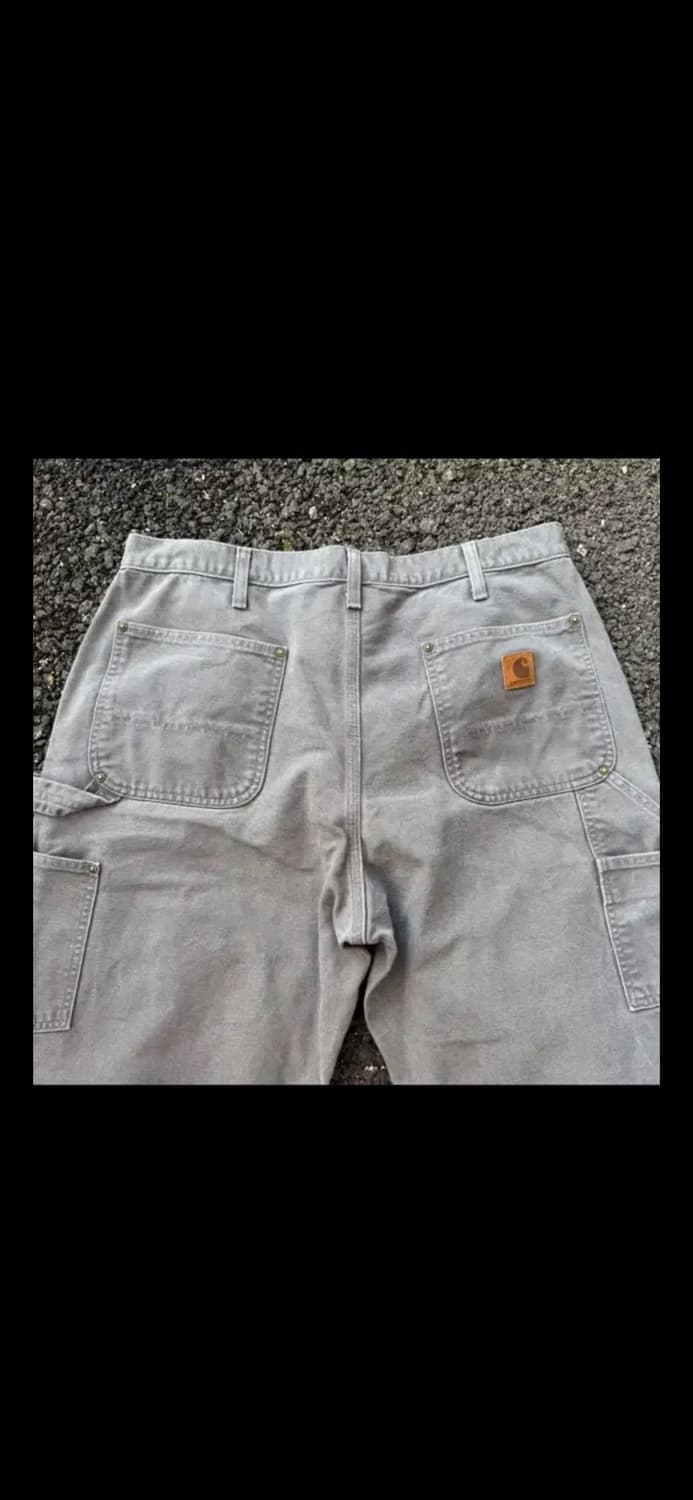 빈티지 칼하트 B136 GVL 더블니 카펜터 팬츠 상품이미지7