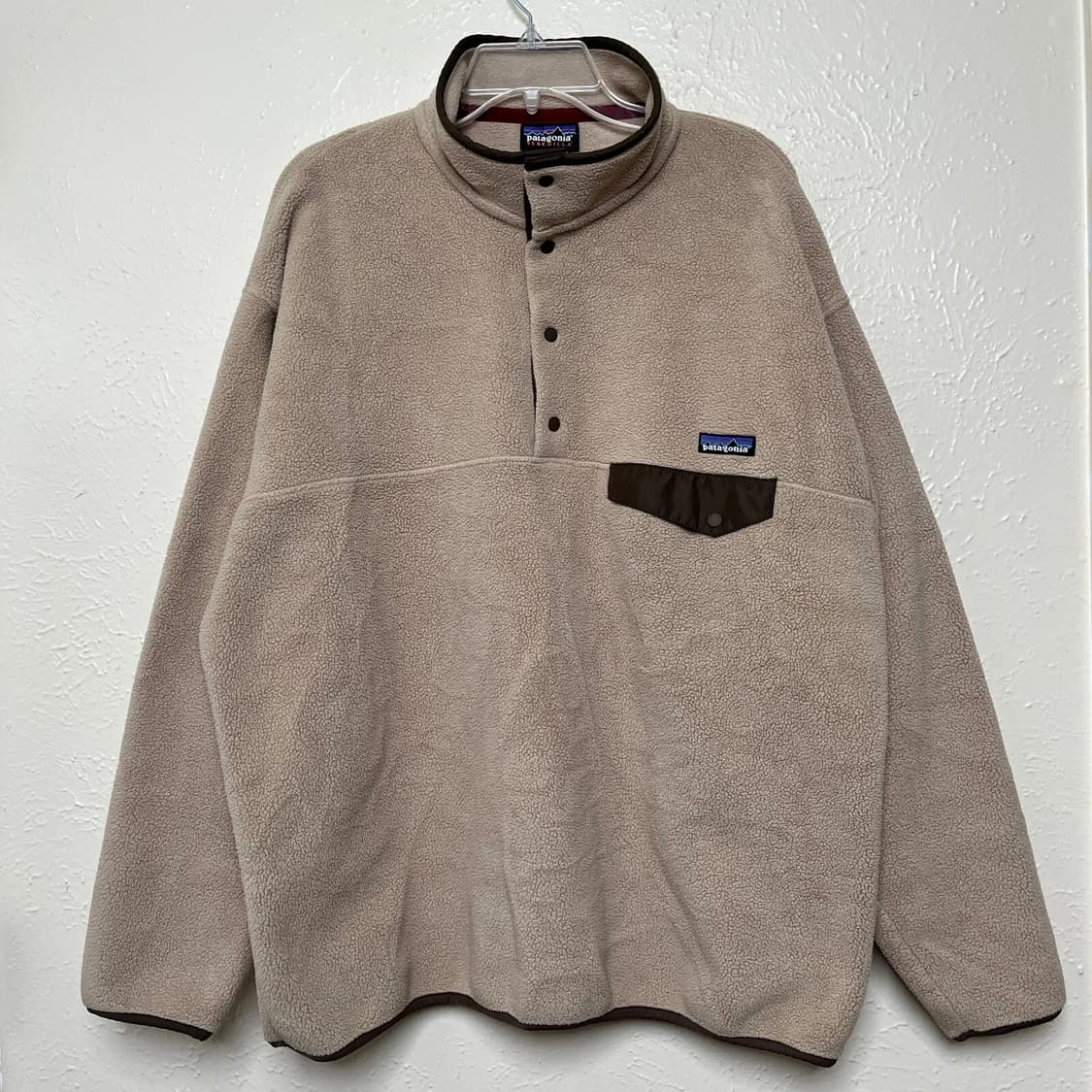 00s 파타고니아 신칠라 스냅-T 베이지/브라운 콜롬비아 상품이미지1