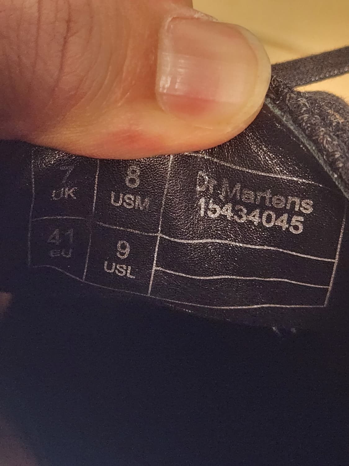 닥터마틴×해리스트위드 콜라보 대넌 브로그 윙팁 260 상품이미지9