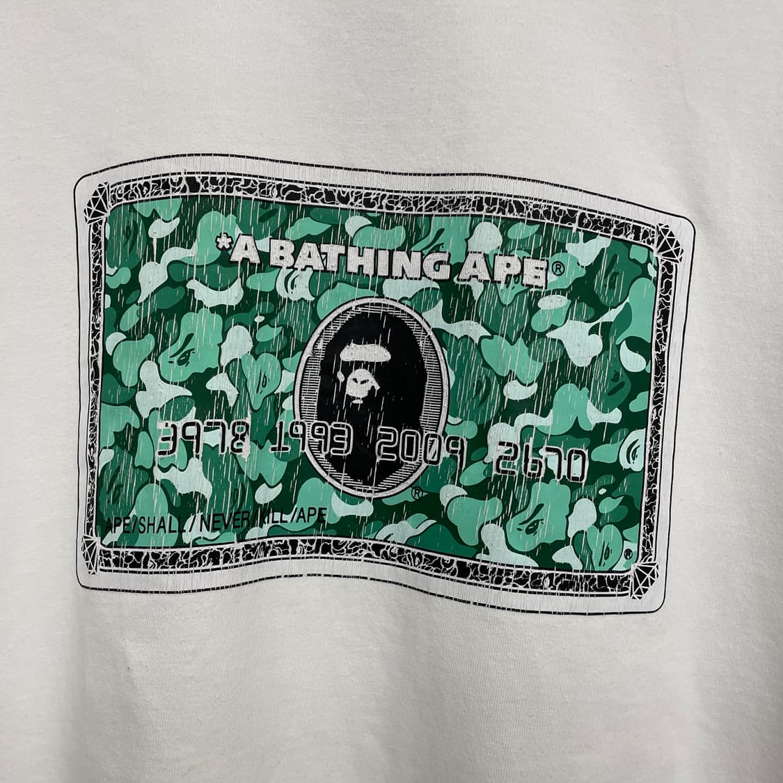 베이프 에이맥스 카드 티 상품이미지3