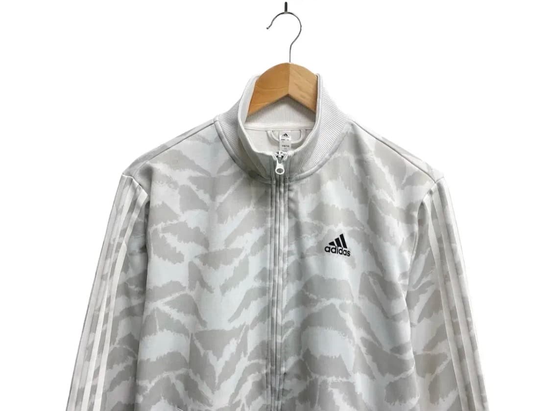 아디다스 희귀 화이트 무늬 트랙탑 L 상품이미지2