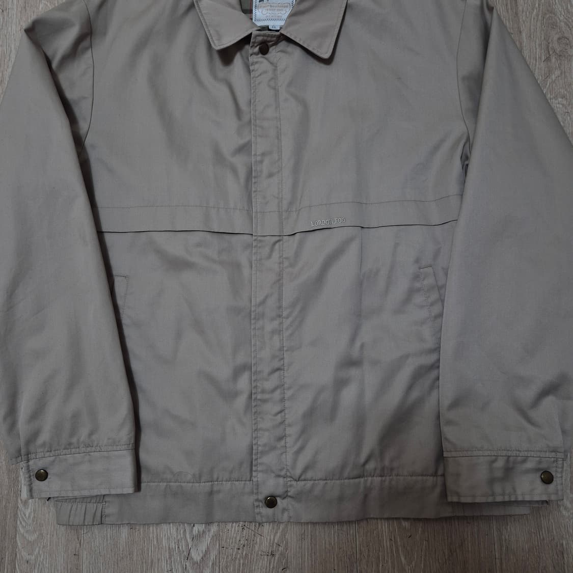 런던포그 남성 체크안감 카라 바람막이 자켓 XL(105) 상품이미지3