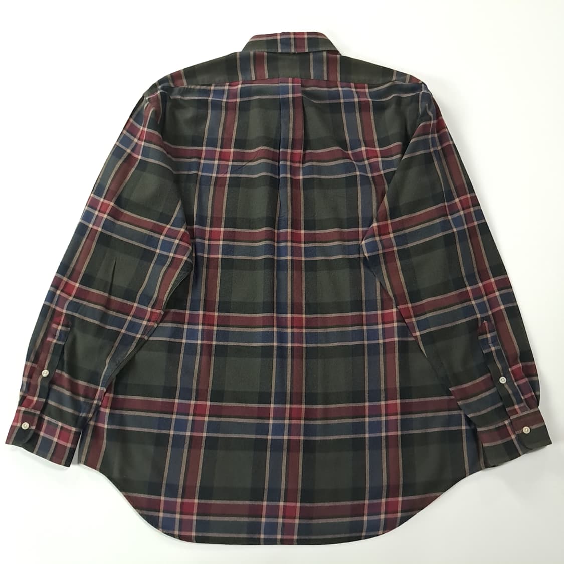 CK285 L 폴로 90s 미국판 클래식 타탄체크 셔츠 남방 상품이미지6