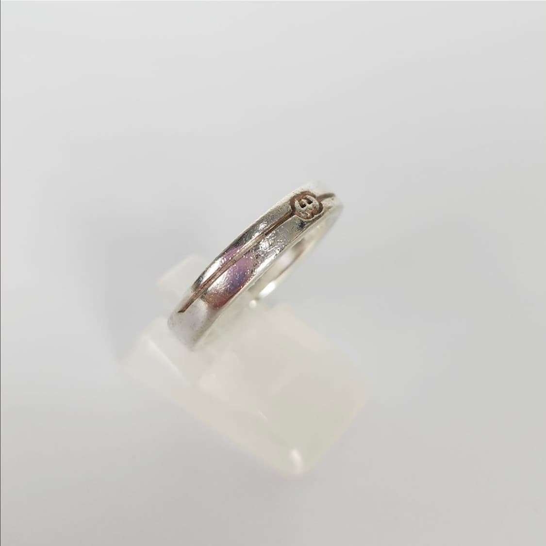 구찌 다이애그널 인터로킹 G 씬 반지(13호) 상품이미지5