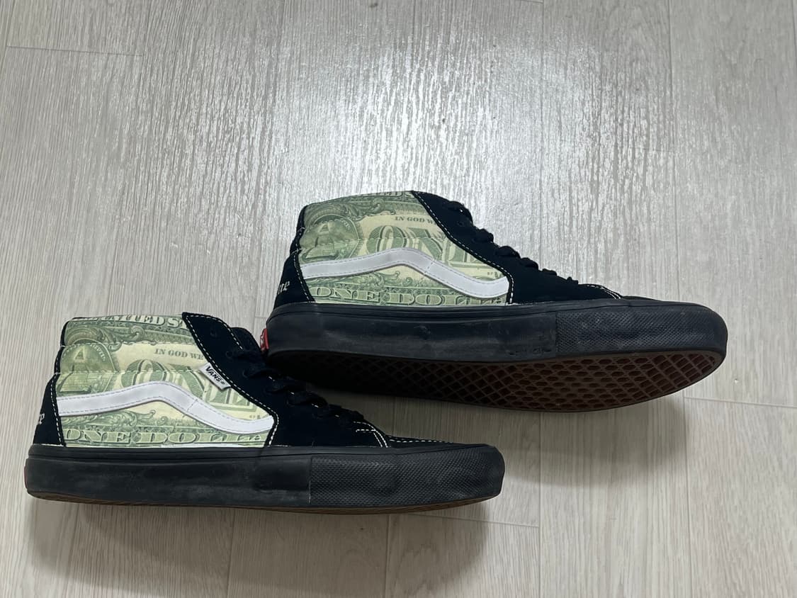 슈프림x반스스케이트 미드 상품이미지4